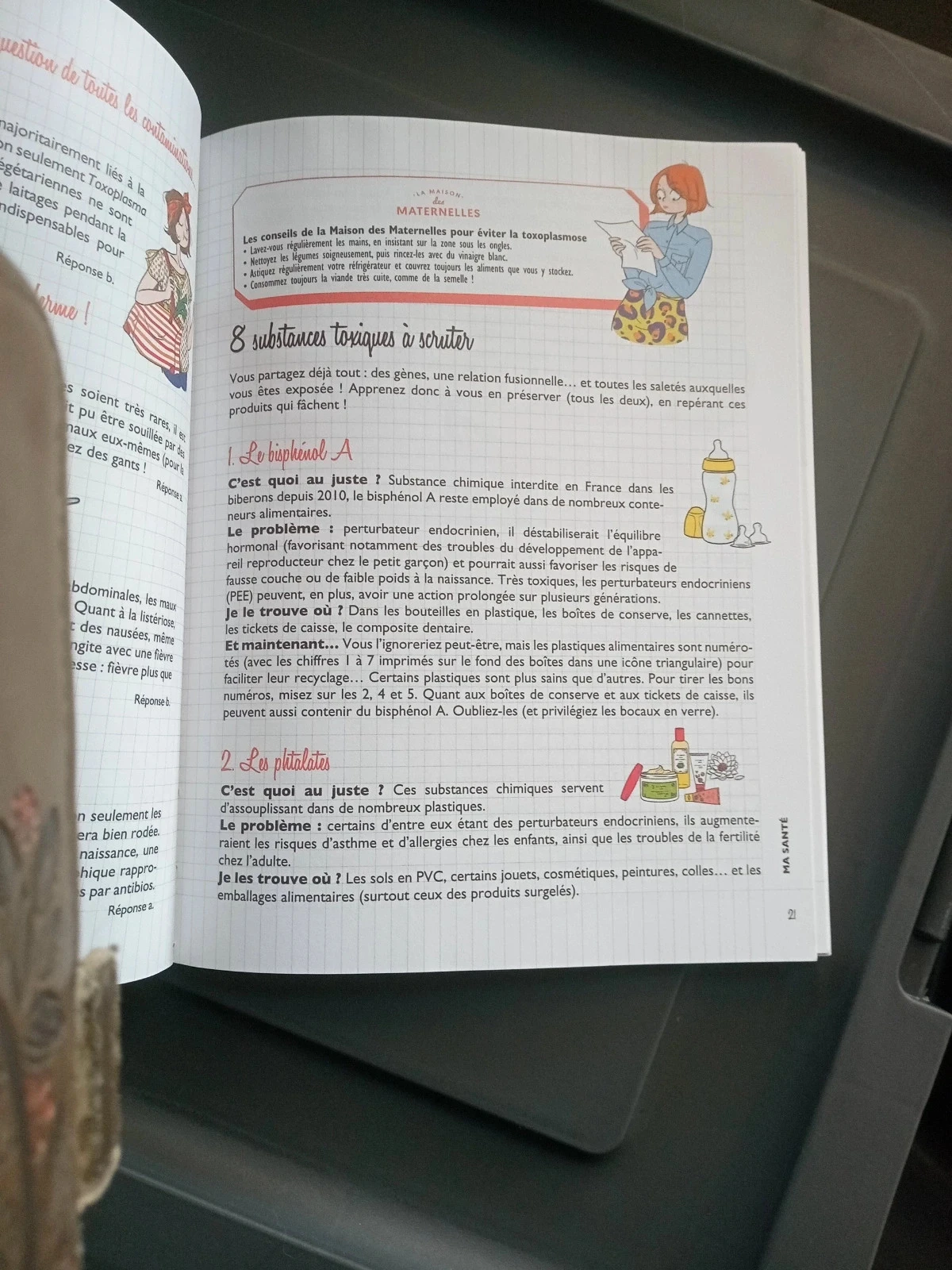 Libro "Mon p'tit cahier - Ma grossesse au naturel" - Véronique Deiller – photo 8